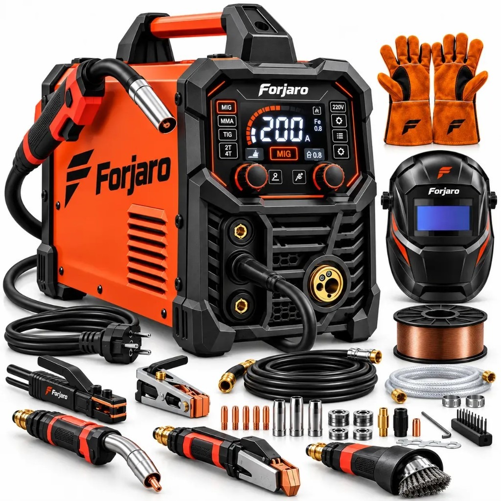 Conteúdo do kit Forjaro™ laser 3-em-1